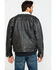 Image #2 - Cripple Creek Men's Concealed Carry Sherpa Lined Leather Jacket, Black, hi-res