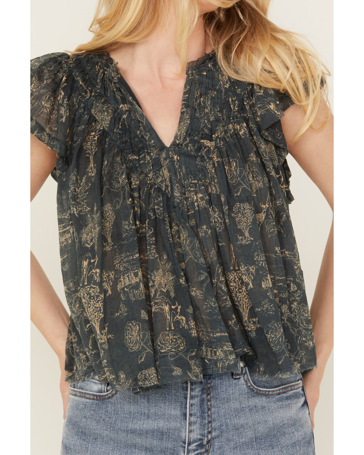 Image #3 - Free People Women's Printed Padma Top, , hi-res