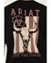 Image #3 - Ariat Men's Bison Legend Short Sleeve Boxy Graphic T-Shirt, Black, hi-res