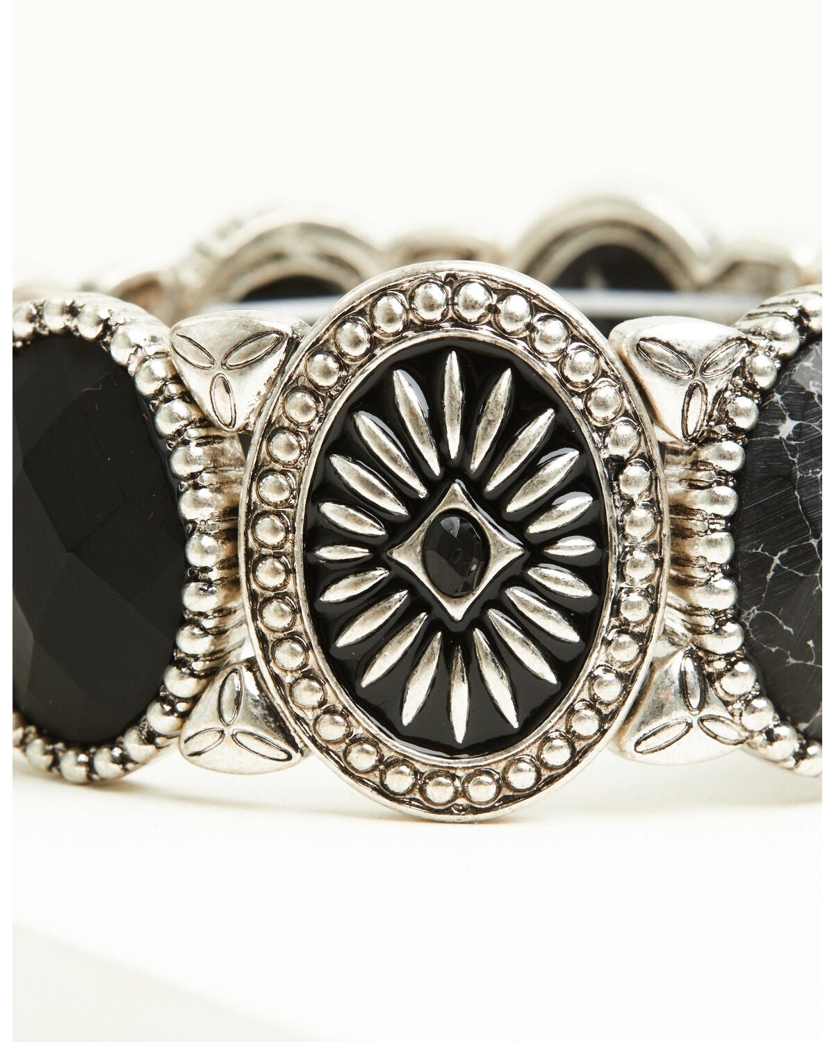 Image #3 - Lainey Wilson Women's Stone Stretch Bracelet, Black, hi-res