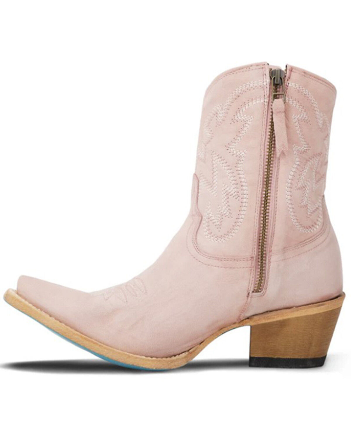 Image #3 - Lane Women's Smokeshow Western Booties - Snip Toe, Blush, hi-res