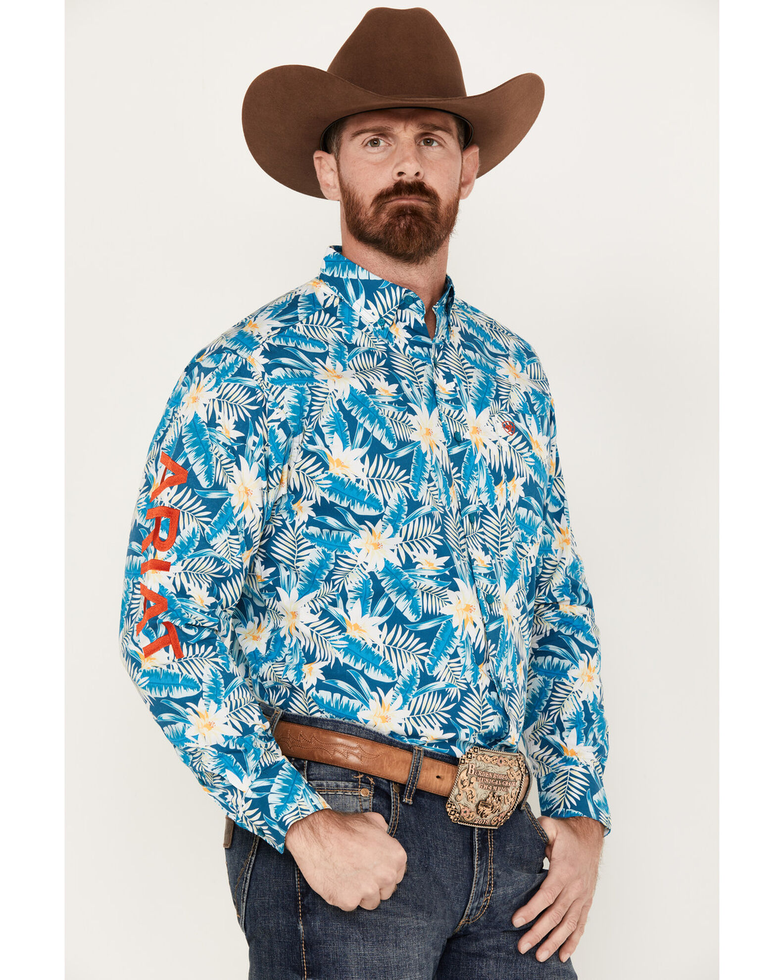 Ariat cowboy shirt top