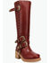 Image #1 - Dingo Women's Fillmore Tall Fashion Boots - Round Toe, Burgundy, hi-res