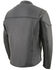 Image #2 - Milwaukee Leather Men's The Skelly Racer Leather Motorcycle Jacket, Black, hi-res