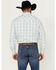 Image #4 - Wrangler 20X Men's Advanced Comfort Plaid Print Long Sleeve Snap Stretch Western Shirt, White, hi-res