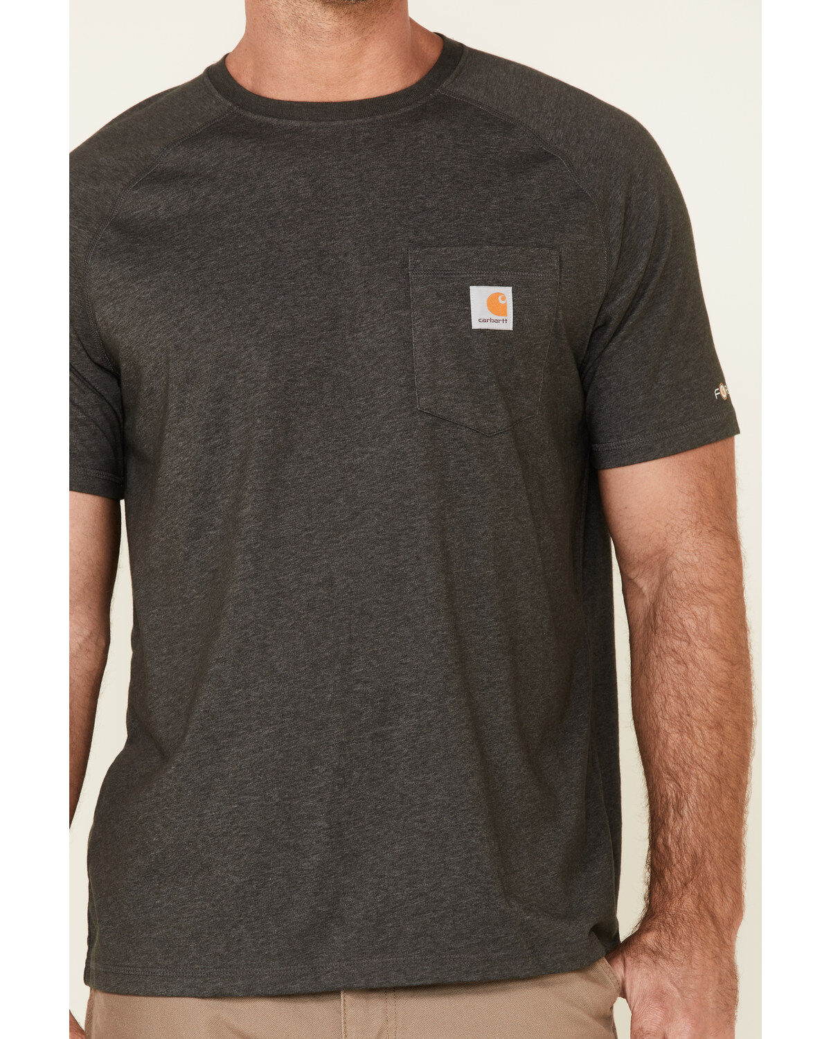 Image #4 - Carhartt Men's Force Cotton Short Sleeve Shirt, , hi-res