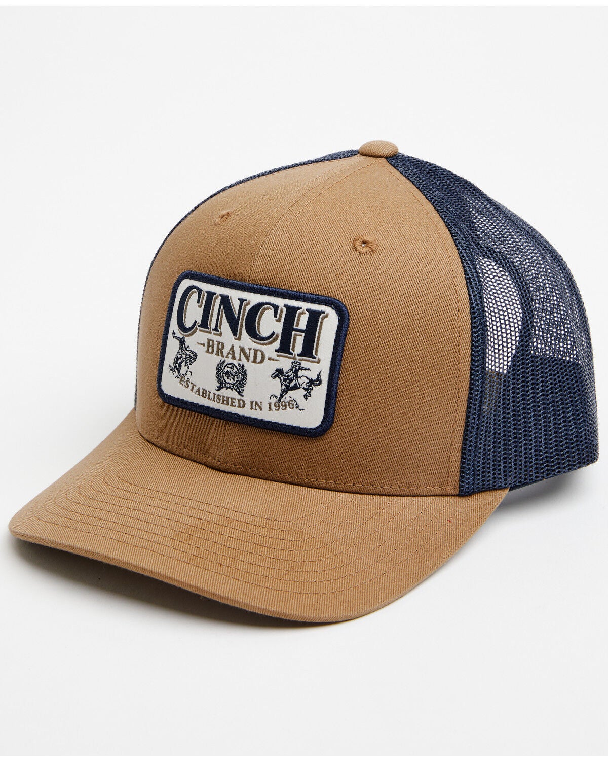 Image #1 - Cinch Men's Logo Ball Cap, Brown, hi-res