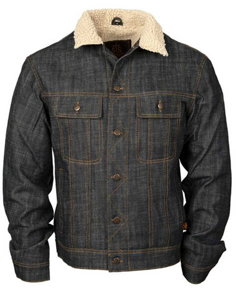 STS Ranchwear By Carroll Men's Riggins Classic Denim Jacket, Dark Wash, hi-res