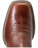 Image #4 - Ariat Men's Booker Bantamweight Royal Brown Ultra Full-Grain Leather Ankle Boot - Broad Square Toe, Brown, hi-res