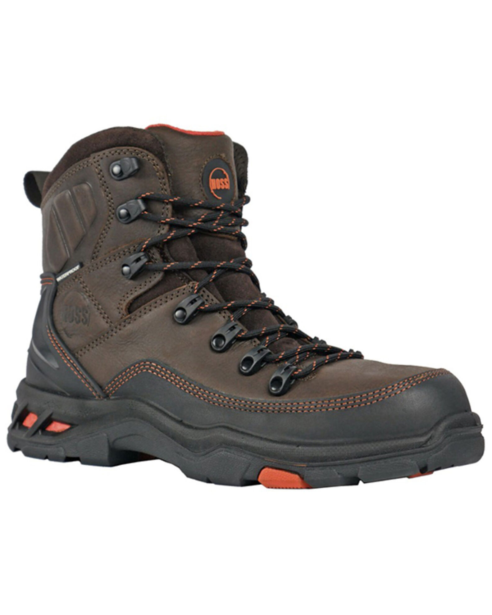 Hoss Men s Traverse 6 Lace Up Waterproof Work Boots Composite Toe Boot Barn