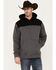 Image #1 - RANK 45® Men's Reflective Sleeve Hooded Sweatshirt, Charcoal, hi-res