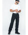 Image #5 - Carhartt Double Duck Dungaree Fit Khaki Work Jeans - Big, Black, hi-res