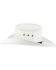 Cody James Boys' Elastic Fit Straw Cowboy Hat, White, hi-res