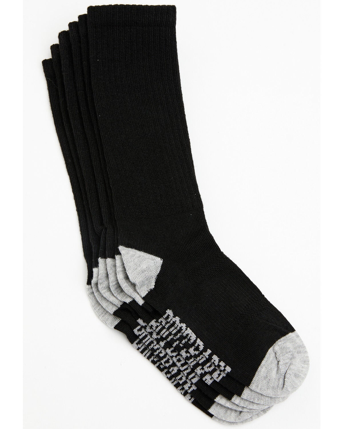Boot Barn Boys' Over The Calf Socks - 3 Pack, Black, hi-res