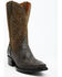 Image #1 - Dan Post Men's 12" Exotic Ostrich Western Boots - Snip Toe, Grey, hi-res