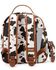 Image #4 - Wrangler Women's Cow Print Backpack, Brown, hi-res