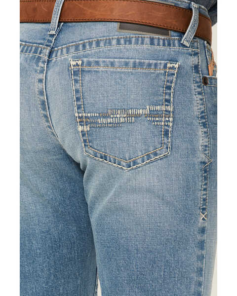 Ariat Men's M7 Hartwell Julian Medium Wash Stretch Slim Straight Jeans , Blue, hi-res