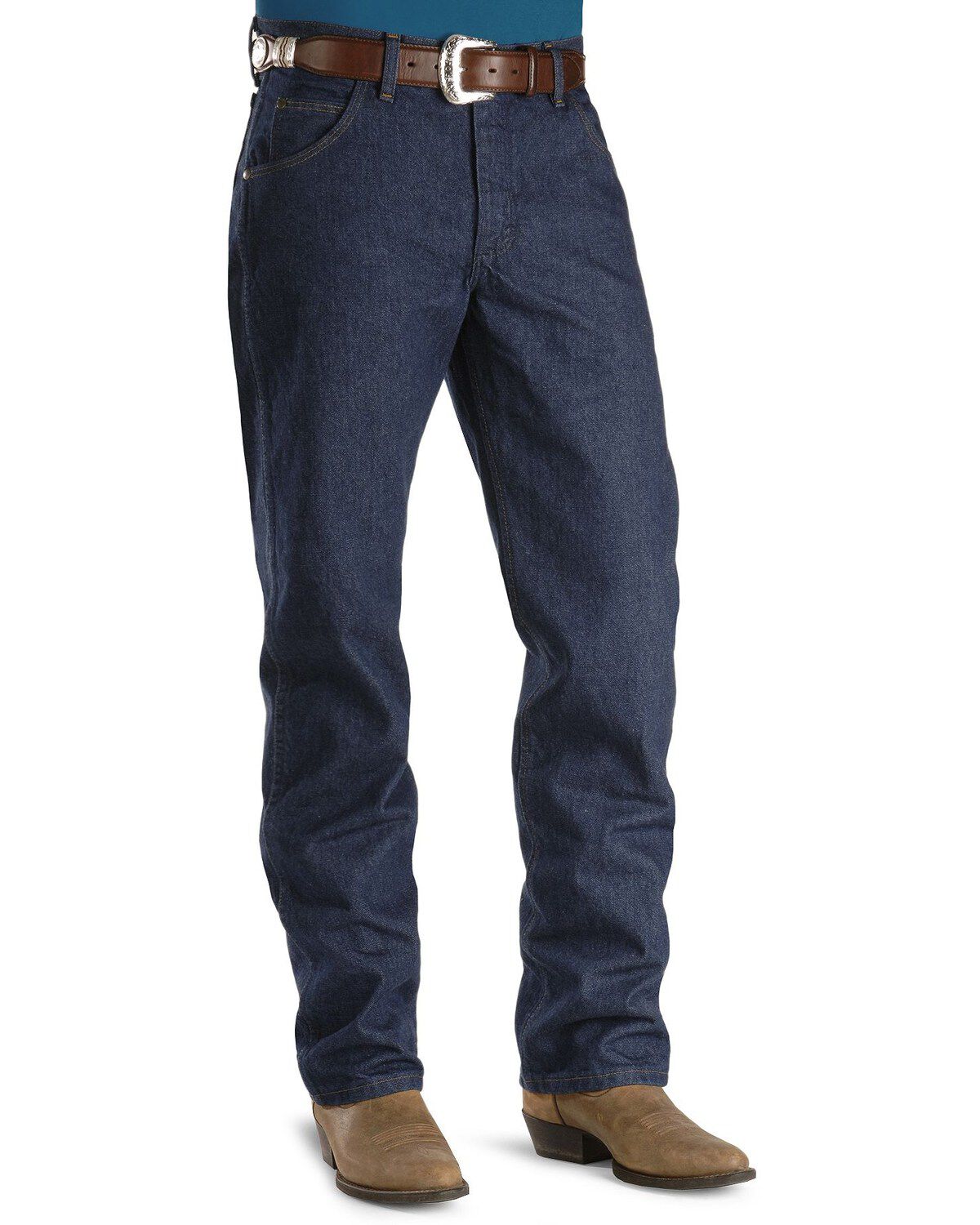 47MWZPW Wrangler Men/'s Premium Performance Cowboy Cut Jeans Prewashed Indigo NEW