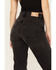 Free People Women's High Rise Pacifica Straight Jeans, Black, hi-res