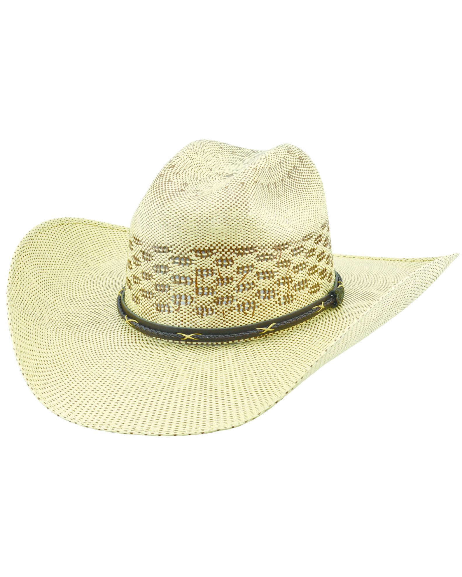 Justin Men's Braided Hat Band Straw Hat