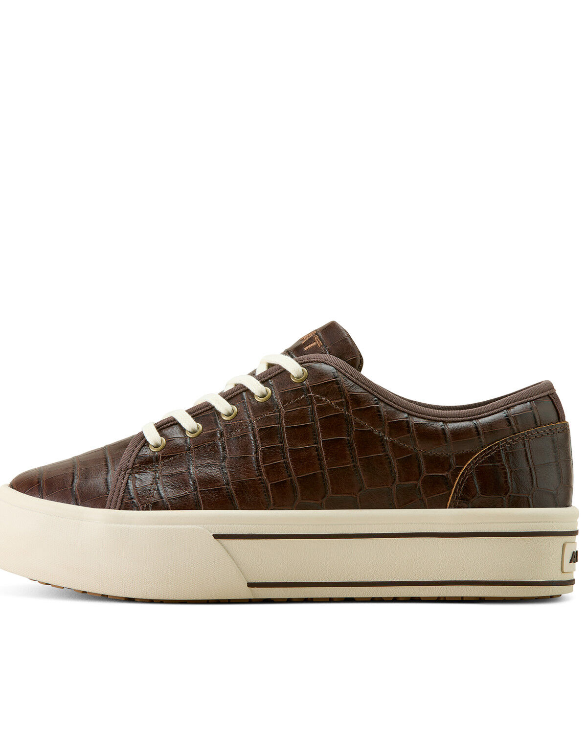 Image #4 - Ariat Women's Skylar Crocodile Print Casual Shoes, Brown, hi-res