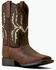 Image #1 - Ariat Boys' Driftwood Performance Western Boots - Broad Square Toe, Brown, hi-res