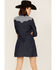 Maggie Sweet Women's Remedios Long Sleeve Western Mini Dress, Blue, hi-res