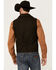 Image #4 - Powder River Outfitters Men's Heather Grey Montana Wool Vest, Dark Brown, hi-res