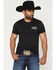 Image #2 - Pendleton Men's Script Logo Short Sleeve Graphic T-Shirt, Black, hi-res