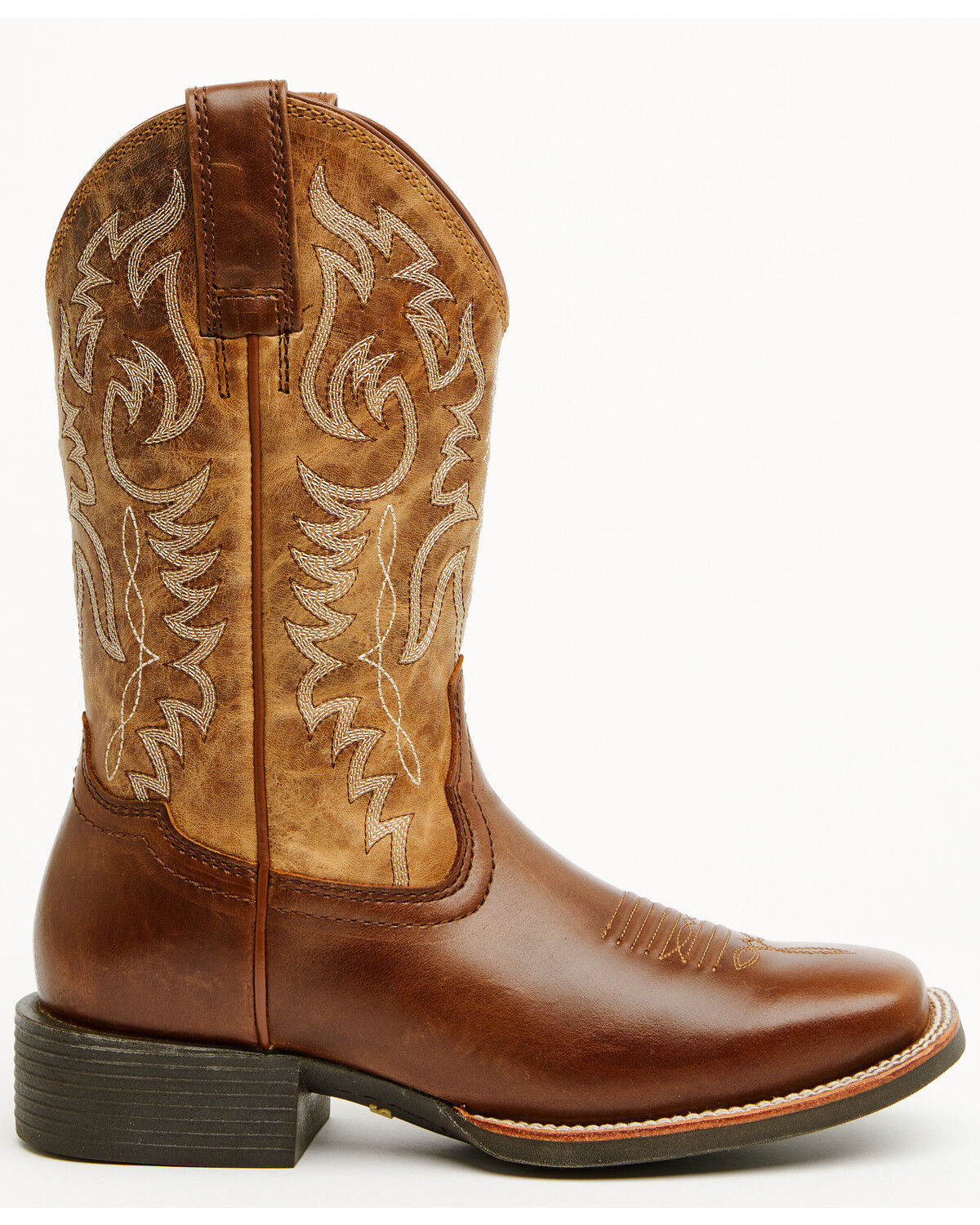 Image #2 - Shyanne Women's Sheridan Performance Western Boots - Broad Square Toe, Cognac, hi-res