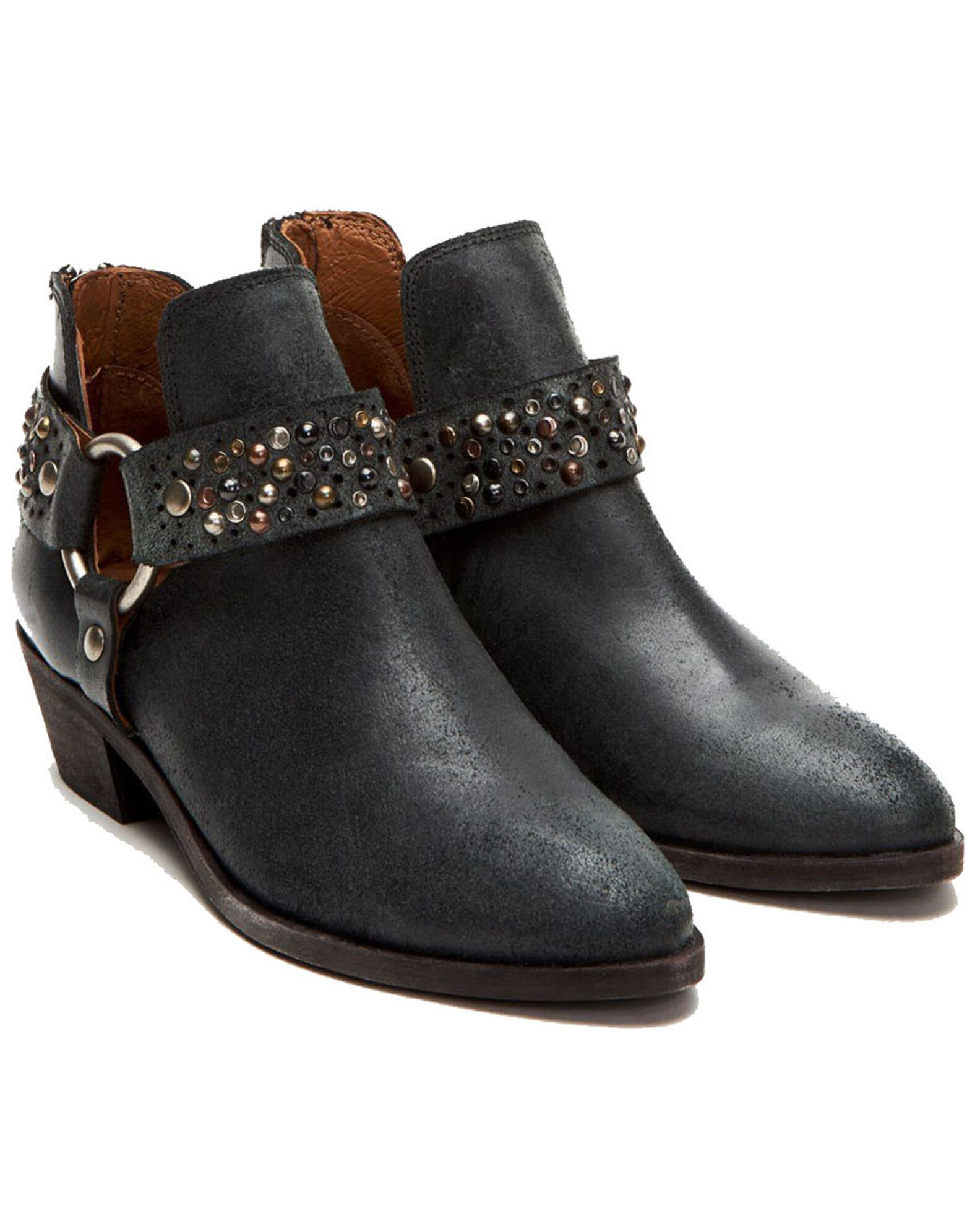 Frye Women s Ray Deco Fashion Booties Round Toe Boot Barn