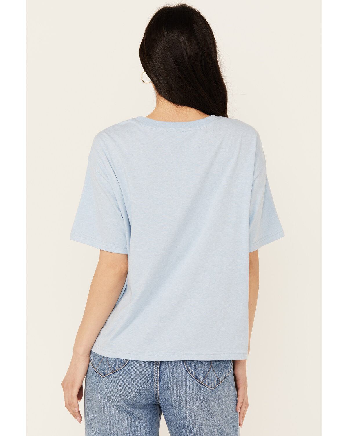 Image #4 - Cleo + Wolf Women's Ariette Short Sleeve Graphic Tee, Light Blue, hi-res