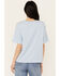 Image #4 - Cleo + Wolf Women's Ariette Short Sleeve Graphic Tee, Light Blue, hi-res