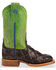 Horse Power Boys' Brown Filet Of Fish Print Boots - Square Toe, Brown, hi-res