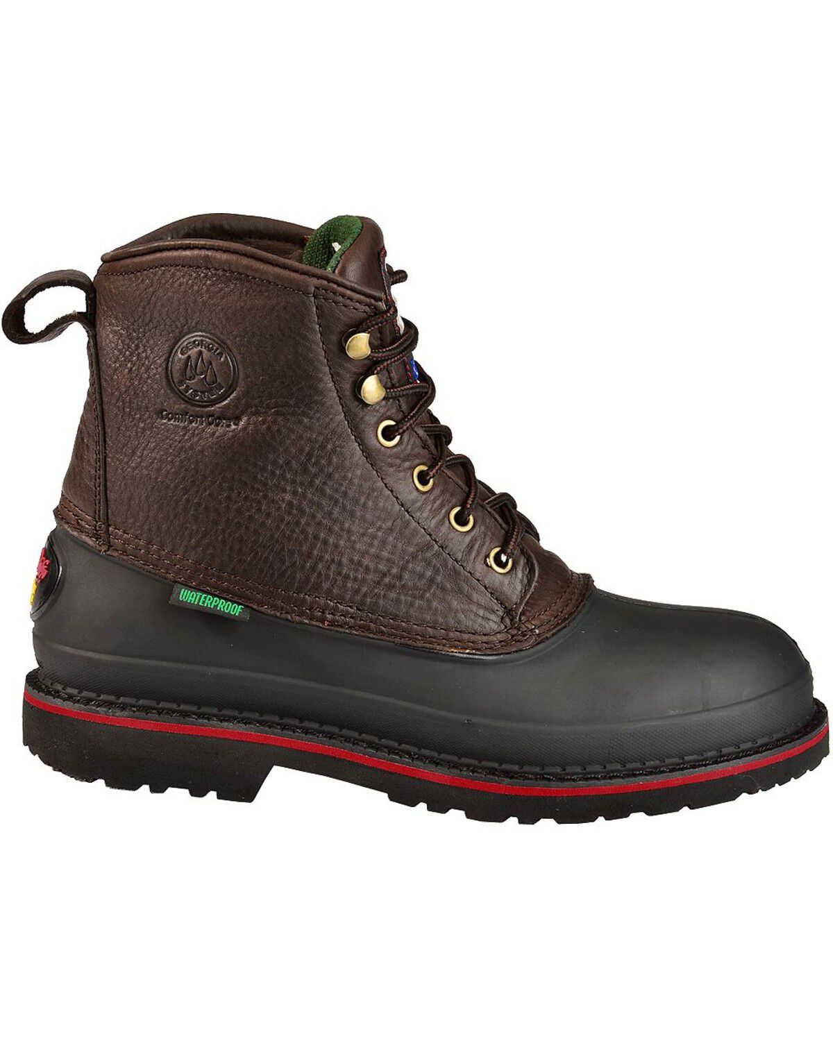 Image #2 - Georgia Men's Topsoil Mud dog 6" Work Boots, Brown, hi-res