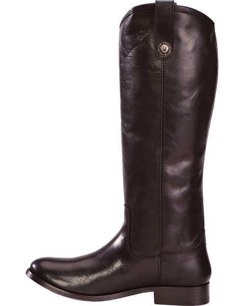 Image #3 - Frye Women's Melissa Button Riding Boots - Round Toe, Black, hi-res