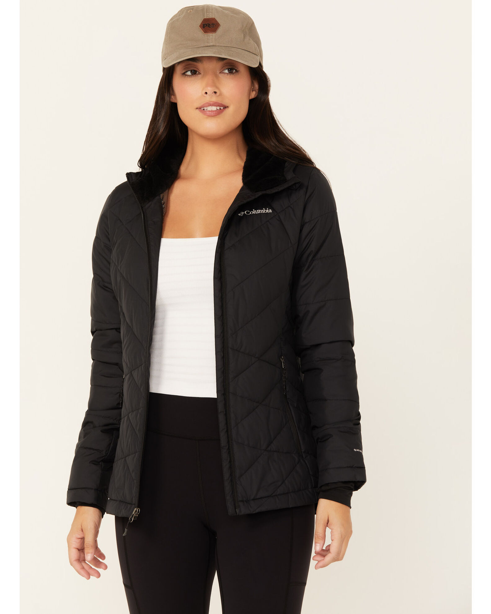 Columbia women's heavenly hooded jacket black on sale