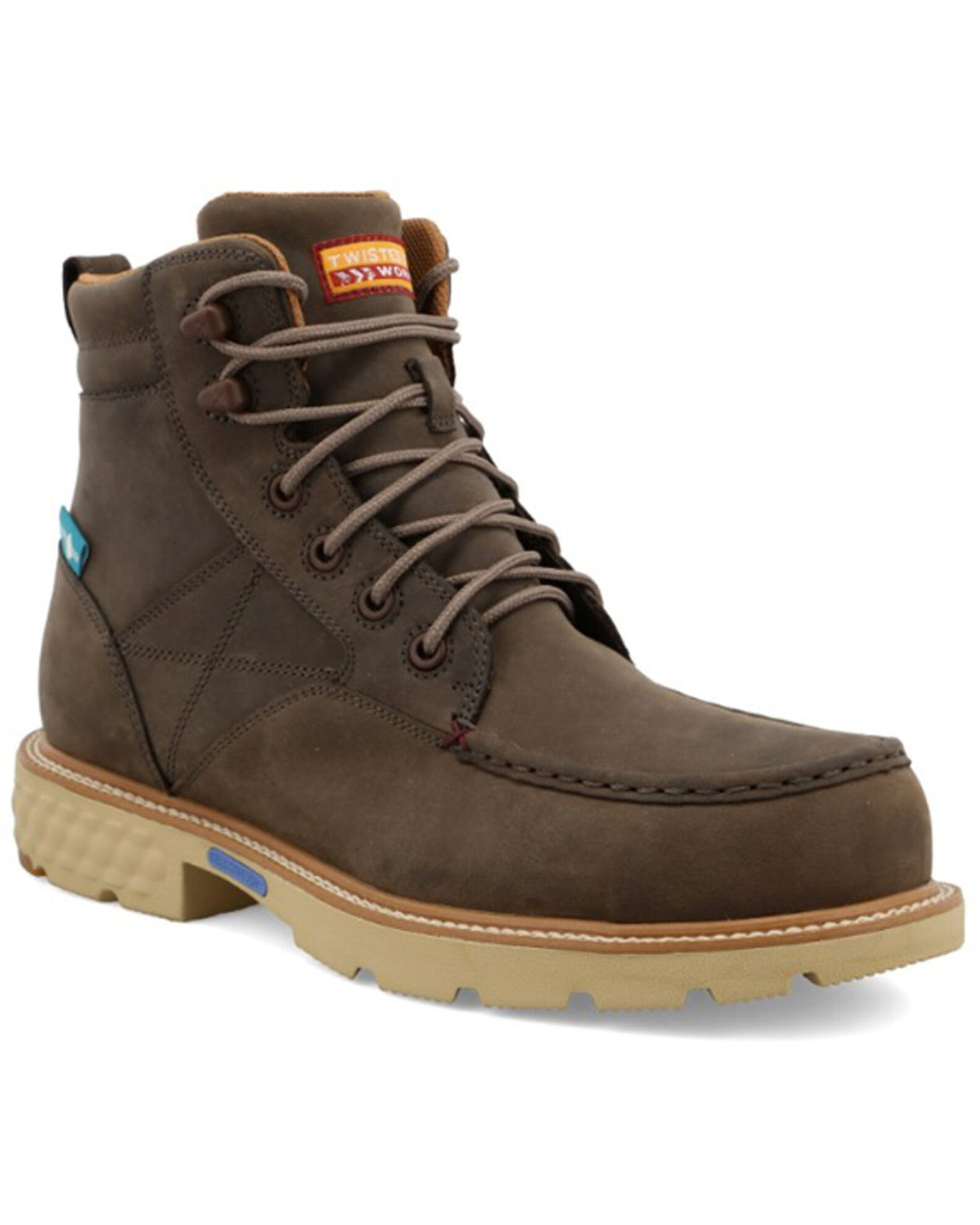 Twisted X Men's Shitake 6" Lace-Up Waterproof Work Boots - Composite Toe
