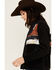 Image #2 - Hooey Women's Landscape Print Tech Fleece Jacket, Black, hi-res