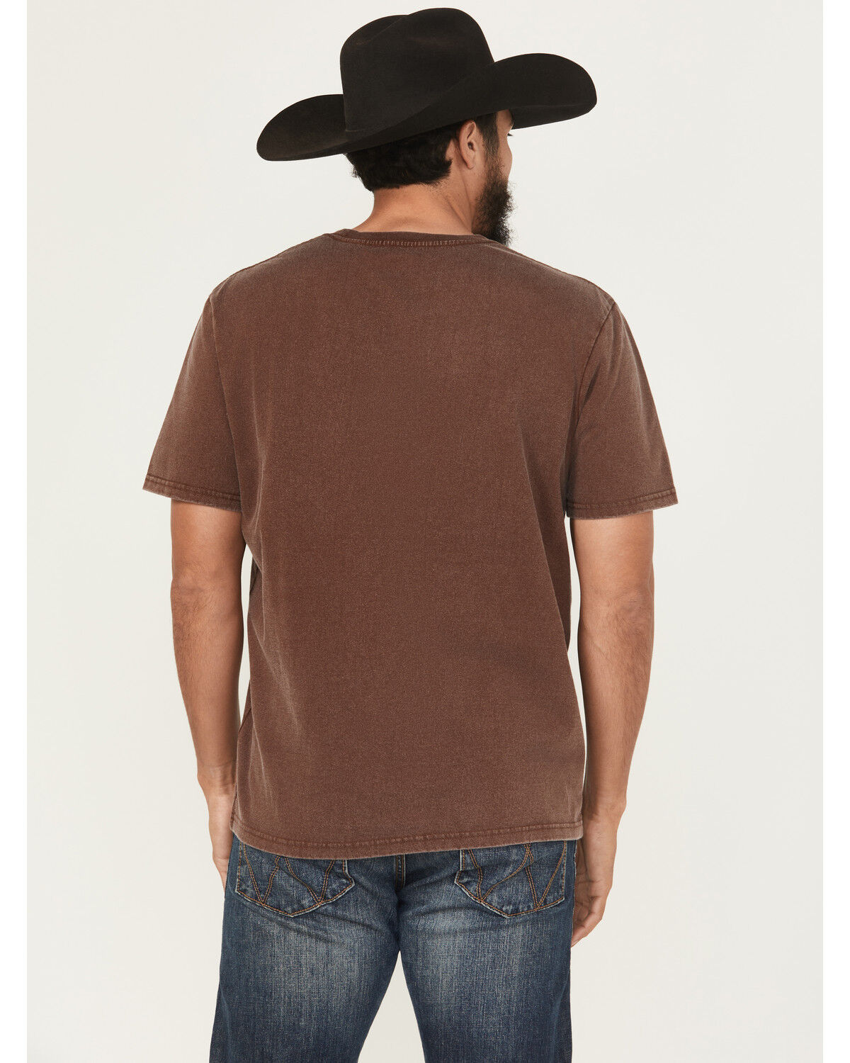 Image #4 - Wrangler Men's For The Ride Of Life Short Sleeve Graphic T-Shirt, Dark Brown, hi-res