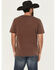 Image #4 - Wrangler Men's For The Ride Of Life Short Sleeve Graphic T-Shirt, Dark Brown, hi-res