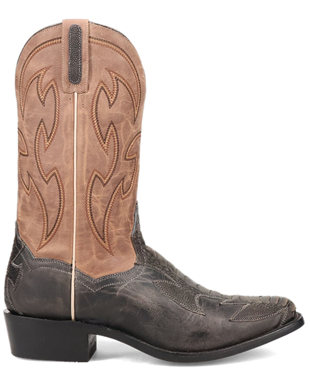 Product Name:  Dan Post Men's Exotic Ostrich Western Boots - Square Toe
