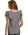 Image #3 - New Direction Sport Women's Black Plaid Gromets Top , , hi-res