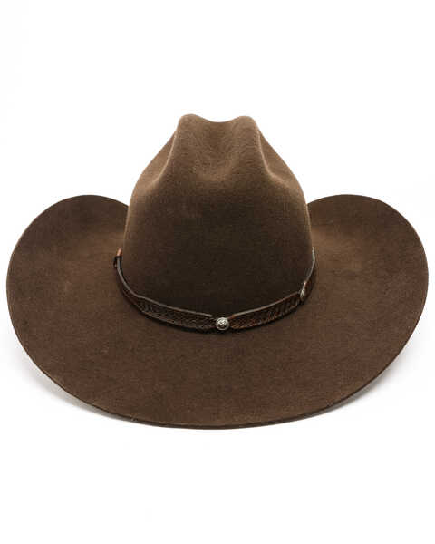 Cody James Boys' Rambler Shovel Cowboy Hat, Brown, hi-res