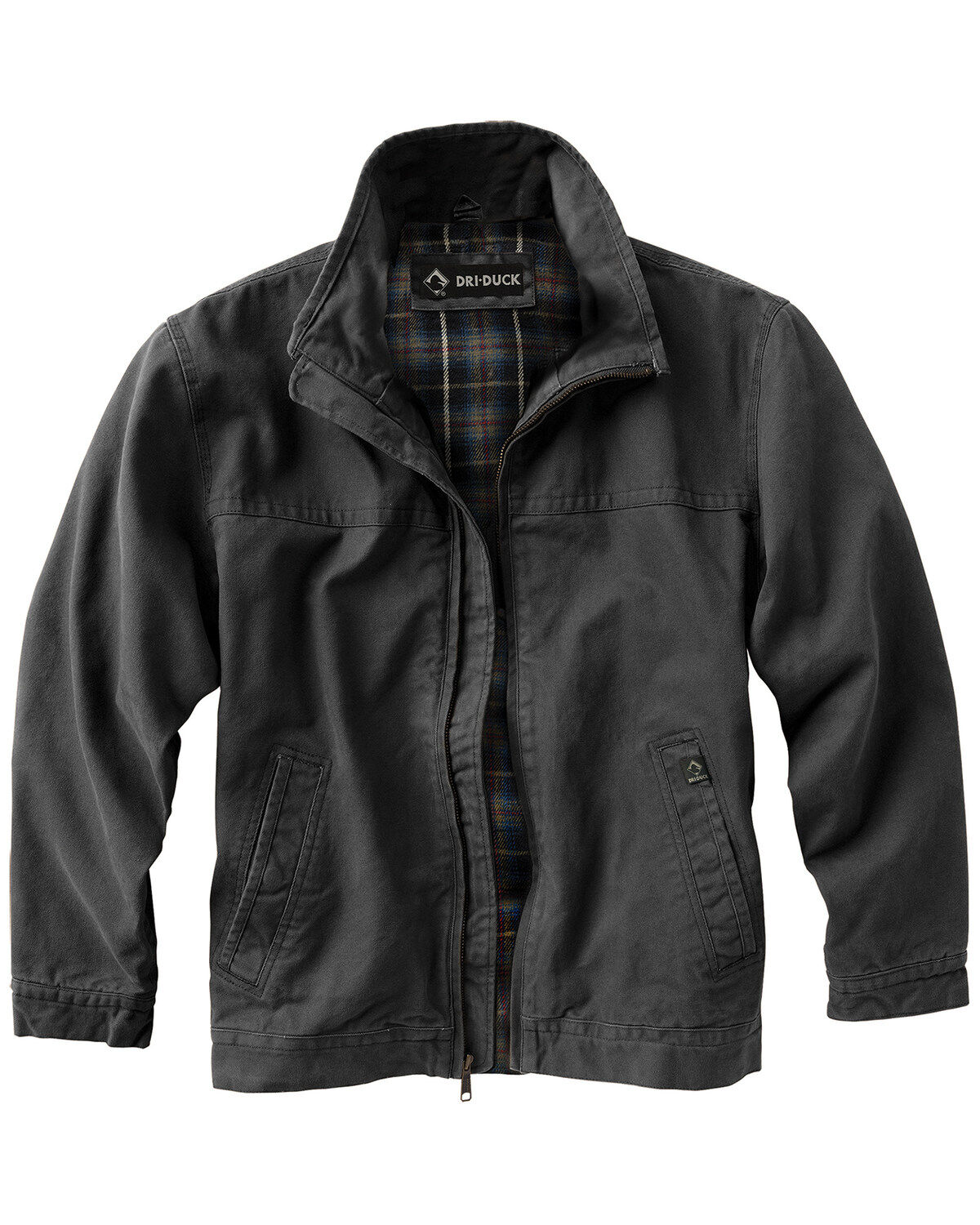 Image #1 - Dri Duck Men's Maverick Work Jacket - Big and Tall, Charcoal Grey, hi-res