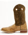 Image #3 - Laredo Men's 11" Jennings Western Boots - Broad Square Toe, Sand, hi-res