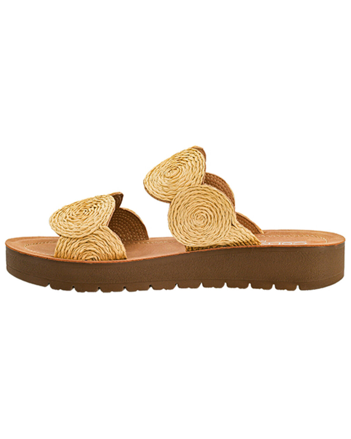 Image #3 - Corkys Women's Cheer Beaches Sandals, Natural, hi-res