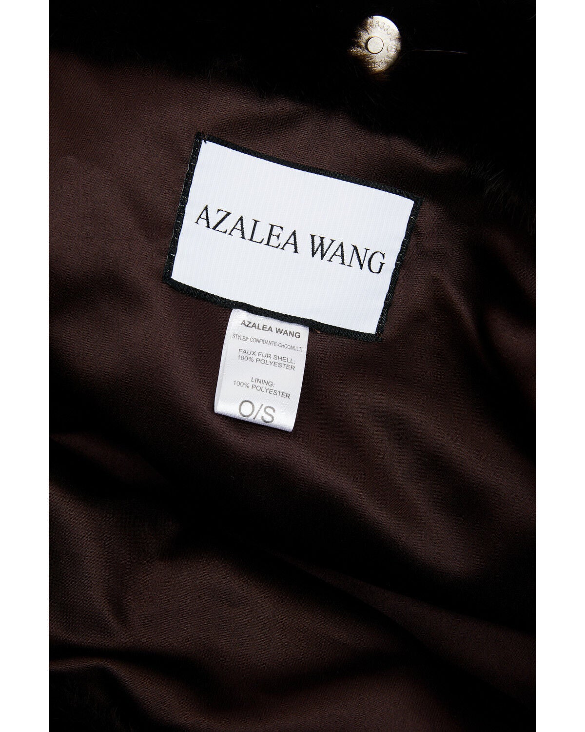 Image #3 - Azalea Wang Women's Confidante Faux Fur Bag, Brown, hi-res