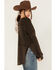 Free People Women's Monterey Thermal Long Sleeve Shirt, Black, hi-res
