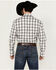 Image #4 - Wrangler Men's Plaid Print Long Sleeve pearl Snap Stretch Western Shirt, White, hi-res